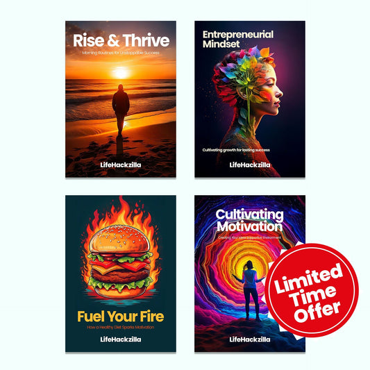 The Ultimate Motivational Book Bundle – 350+ Pages of Life - Changing Insight! 🚀📚 - LifeHackzilla