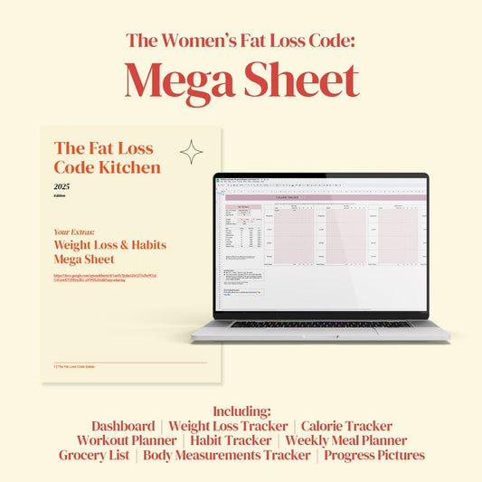 The Women's Fat Loss Code: Mega Sheet - LifeHackzilla